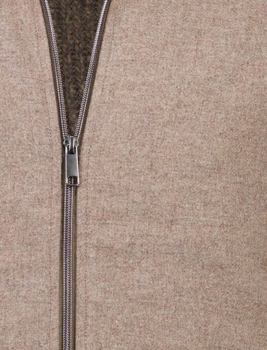 Baileys vest beige effen gebreid normale fit - Image 4
