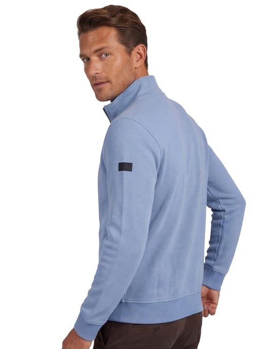 vest Baileys blauw normale fit witte rits - Image 2