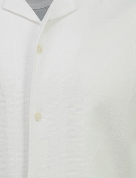 Wit overhemd Pierre Cardin Atelier korte mouwen structuur - Image 3