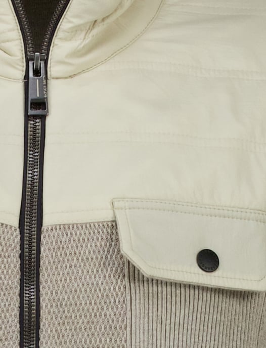 Casa Moda vest beige met dubbele borstzak - Image 4