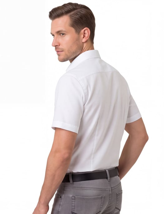 Eterna Comfort Fit wit strijkvrij overhemd - Image 2