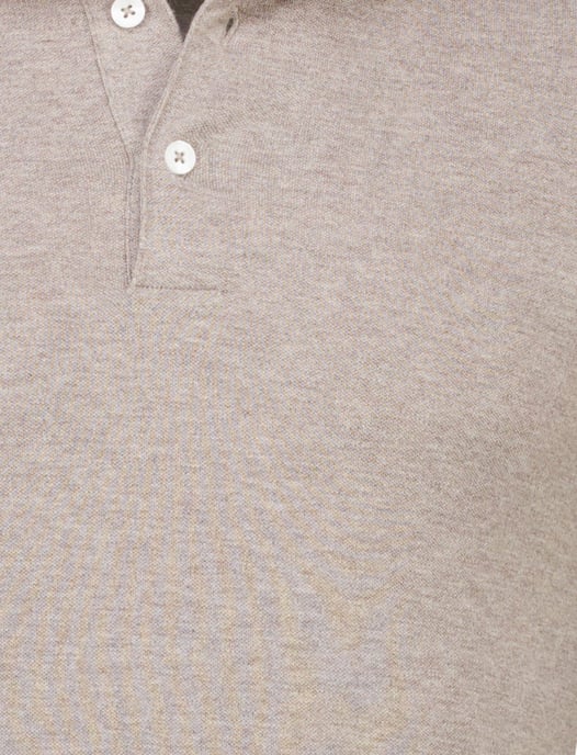 Poloshirt beige Cavallaro Camicia katoen - Image 3