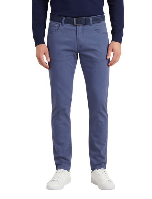 Gardeur broek 5 pocket blauw katoen - Image 1
