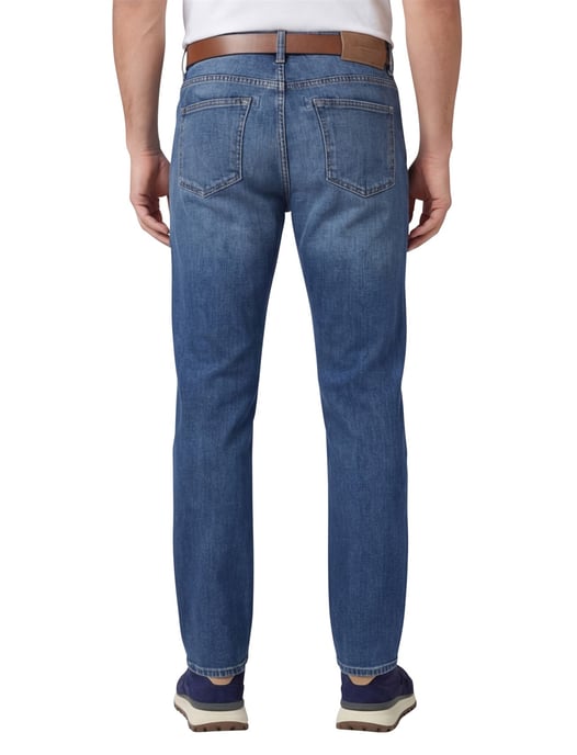 Barmas jeans blauw effen denim normale fit - Image 2