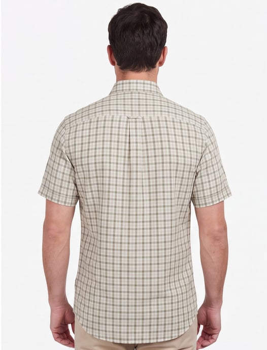Groen Barbour overhemd Relaxed Fit met borstzak - Image 2