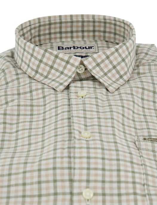Groen Barbour overhemd Relaxed Fit met borstzak - Image 3