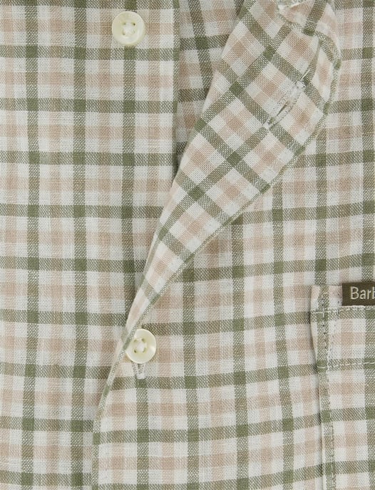 Groen Barbour overhemd Relaxed Fit met borstzak - Image 4