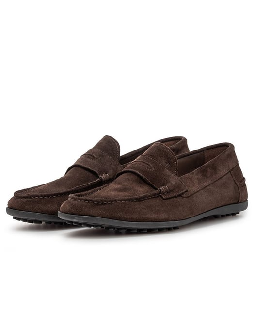 Suede Van Bommel loafer bruin - Image 2