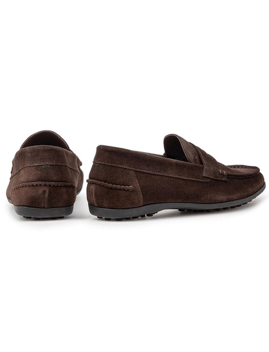 Suede Van Bommel loafer bruin - Image 4