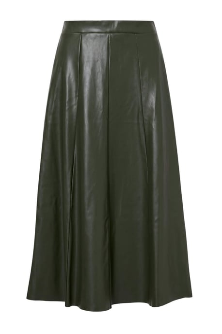 TRENDYOLMİLLA Dames Kaki Effen Maxi A-lijn A-lijn Rokken - Image 2