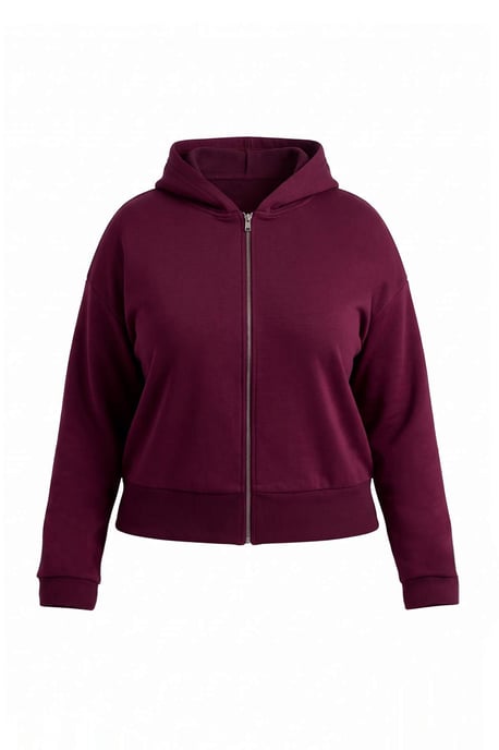 Trendyol Curve Dames Paars Effen Lang, Regular fit Grote maten Sweatshirts - Image 4