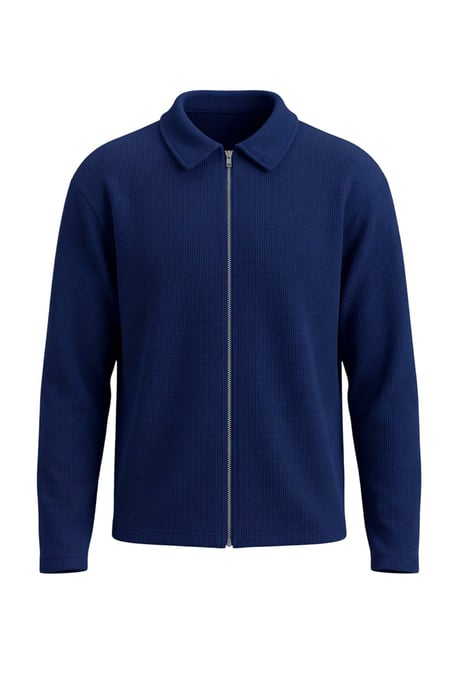 TRENDYOL MAN Heren Donkerblauw Effen Lang Regular fit Sweatshirts - Image 4