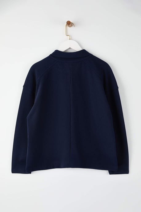 Trendyol Curve Dames Donkerblauw Effen Lang Oversized Grote maten Sweatshirts - Image 4