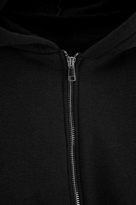 Trendyol Curve Dames Zwart Effen Lang, Regular fit Grote maten Sweatshirts - Image 5