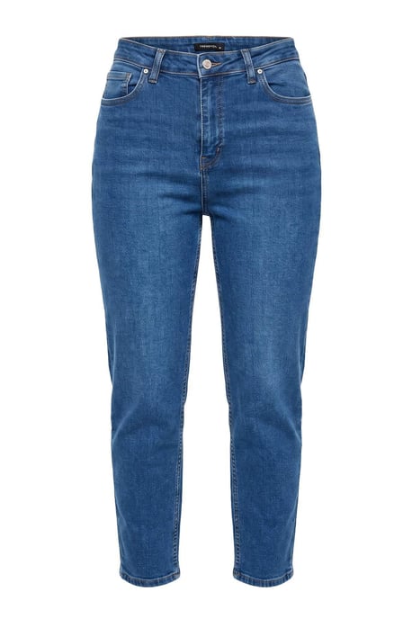 Trendyol Curve Dames Blauw Effen Skinny Hoge taille Grote maten Jeans - Image 4