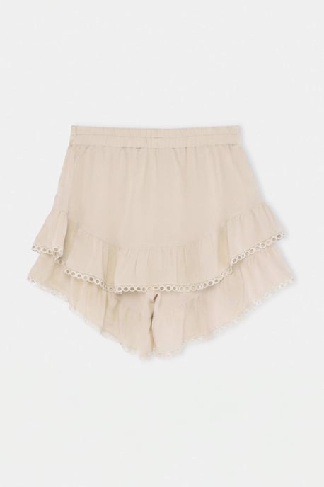 TRENDYOLMİLLA Dames Wit Effen Kort / Mini Skort Rokken - Image 3