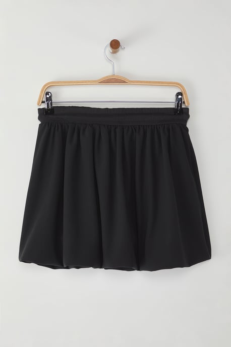 TRENDYOLMİLLA Dames Grijs Effen Kort / Mini Ballon rok Ballon Rokken - Image 5