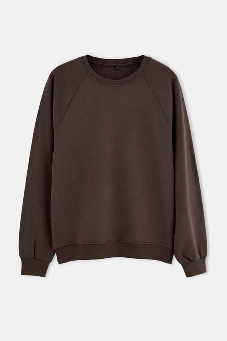 TRENDYOL MAN Heren Effen Lang Oversized Sweatshirts - Image 4