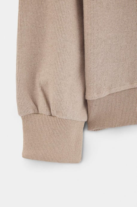 TRENDYOL MAN Heren Grijs Slogan Lang Oversized Sweatshirts - Image 5