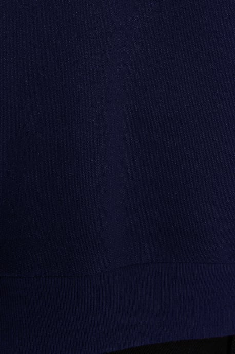 TRENDYOL MAN Heren Donkerblauw Effen Lang Oversized Grote maten Sweatshirts - Image 2