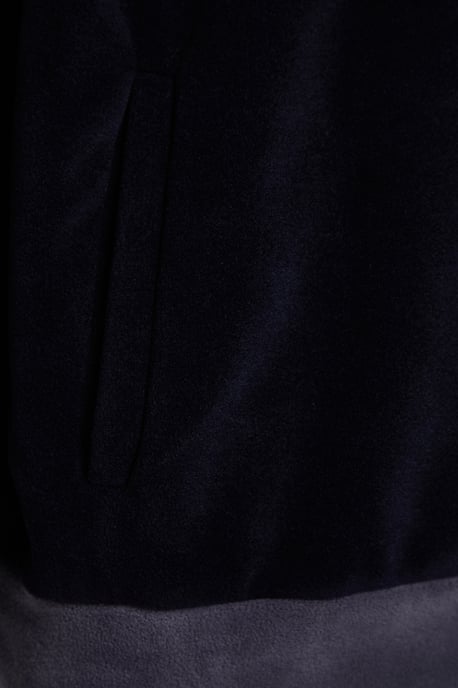 TRENDYOL MAN Heren Donkerblauw Colorblock Lang Oversized Sweatshirts - Image 4