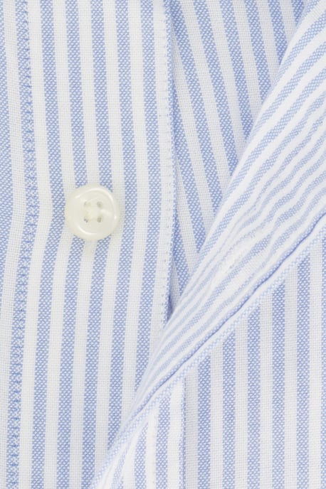 Gant casual regular fit overhemd lichtblauw gestreept katoen - Image 4