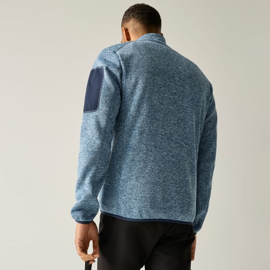 Regatta Heren Newhill Marl Full Zip Fleecejack (Schemerig blauw) - Image 6