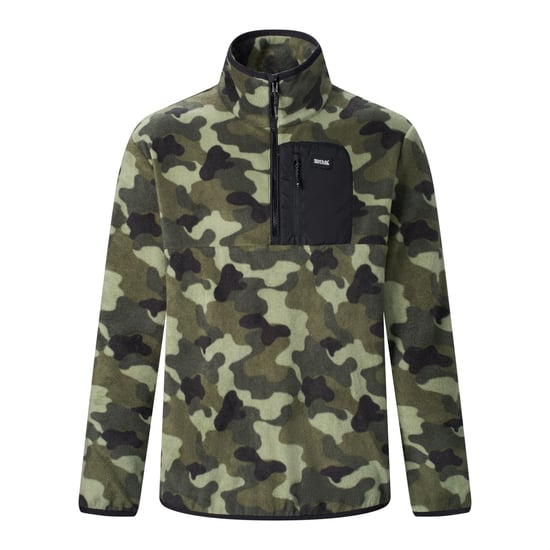 Regatta Heren Frankie Half Zip Fleece Top (Olijfnacht) - Image 1