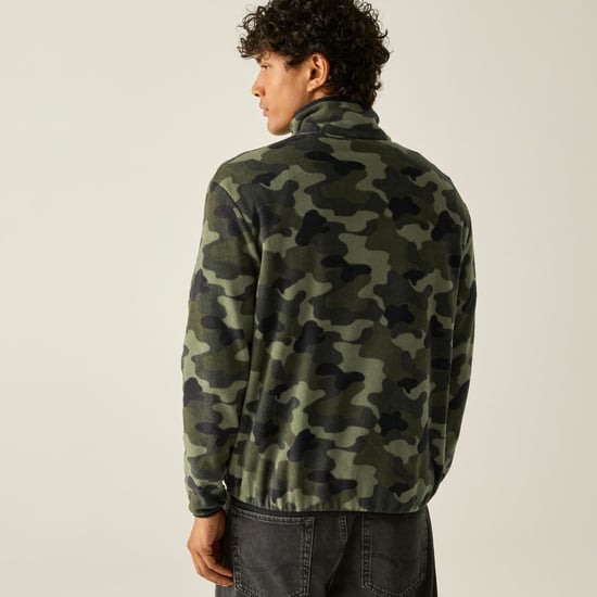 Regatta Heren Frankie Half Zip Fleece Top (Olijfnacht) - Image 5