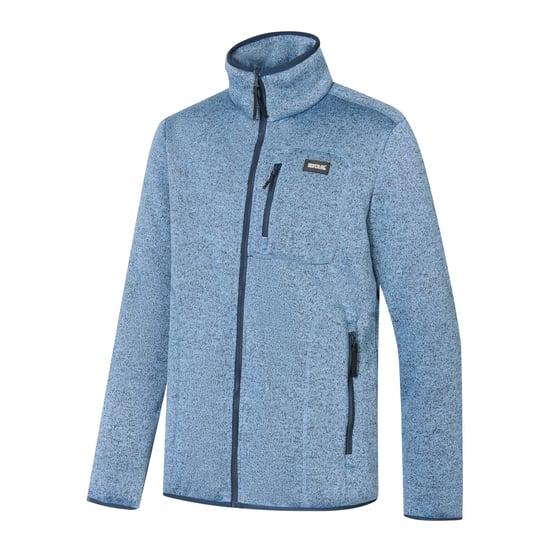 Regatta Heren Barlee Marl Full Zip Fleecejack (Grijs luchtspiegeling) - Image 4