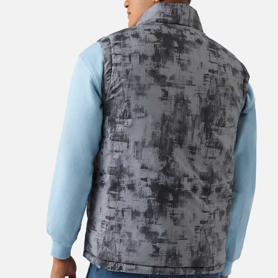 Reebok Heren Omkeerbaar Gilet (Batik Blauw) - Image 4