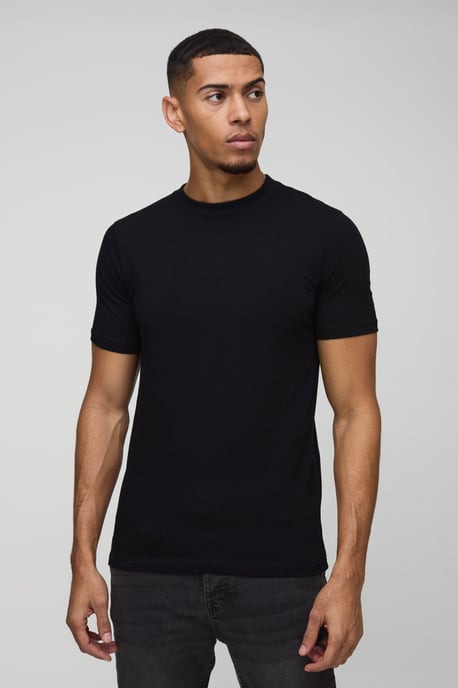Essential T-shirt met Muscle Fit en ronde hals - Image 1