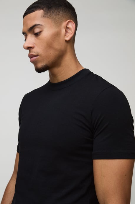 Essential T-shirt met Muscle Fit en ronde hals - Image 3