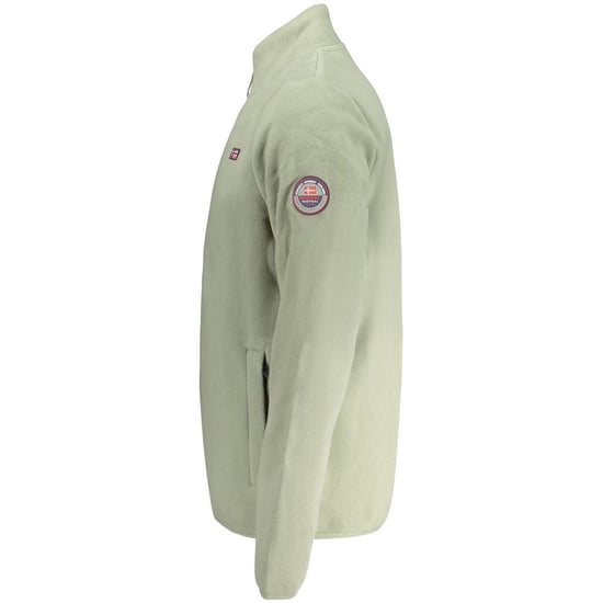 Norway 1963 Verde Polyester Men's Sweatshirt - Image 3
