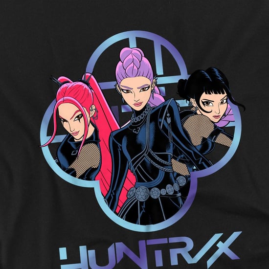 K-Pop Demon Hunters Sweater met Huntr/X-logo voor meisjes/jongens (Zwart) - Image 3