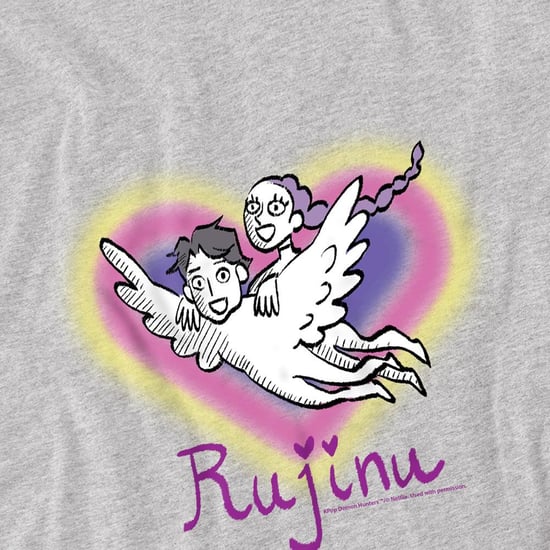 K-Pop Demon Hunters Huntrix Saja Rujinu Heart-sweatshirt voor jongens (Atletische Heide) - Image 3