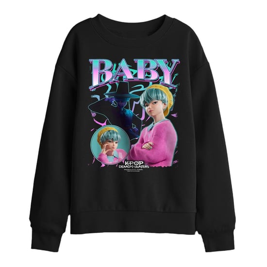 K-Pop Demon Hunters Saja jongens-baby-sweatshirt uit de Homage-collectie (Zwart) - Image 1