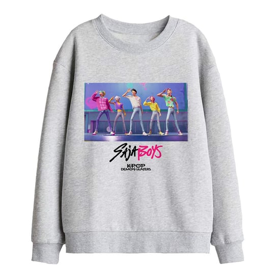 K-Pop Demon Hunters Kinder-/kidsweatshirt Saja Boys Soda Pop Dance (Athletic Heather) - Image 1