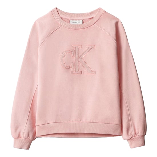 Calvin Klein Relaxed Fit Sweatshirt voor kinderen/Kinderen (Roze) - Image 2