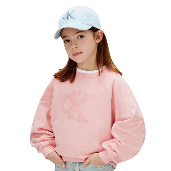 Calvin Klein Relaxed Fit Sweatshirt voor kinderen/Kinderen (Roze) - Image 4