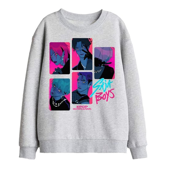 K-Pop Demon Hunters Saja Boys Demons-sweatshirt voor kinderen/jongens (Atletische Heide) - Image 1