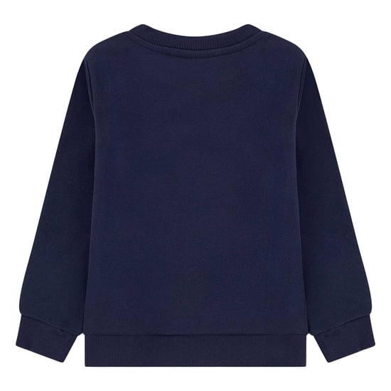 Lacoste Sweatshirt met Geborduurd Logo Ronde Hals voor Kinderen/Kinderen (Marineblauw) - Image 3