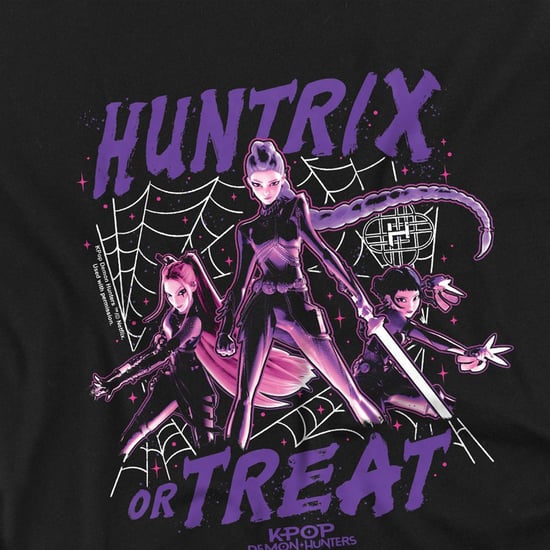 K-Pop Demon Hunters Huntrix Or Treat-sweatshirt voor kinderen (zwart) - Image 3