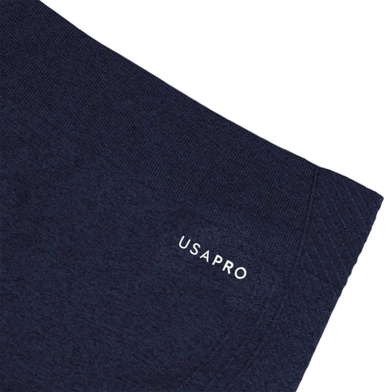 USA Pro Naadloze, strakke leggings voor kinderen (Marine) - Image 3