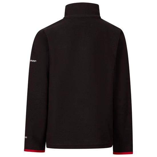 Trespass Jongens Etto Airtrap Microfleece (Zwart/Rood) - Image 3