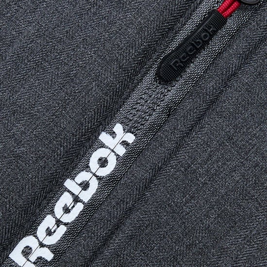 Reebok Heren Mixed Media Jas (Houtskool) - Image 4