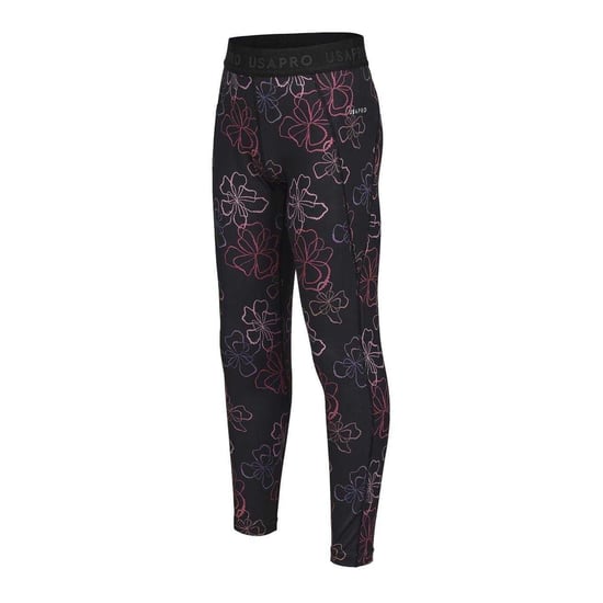 USA Pro Leggings met strakke pasvorm voor meisjes (Bloemen) - Image 3