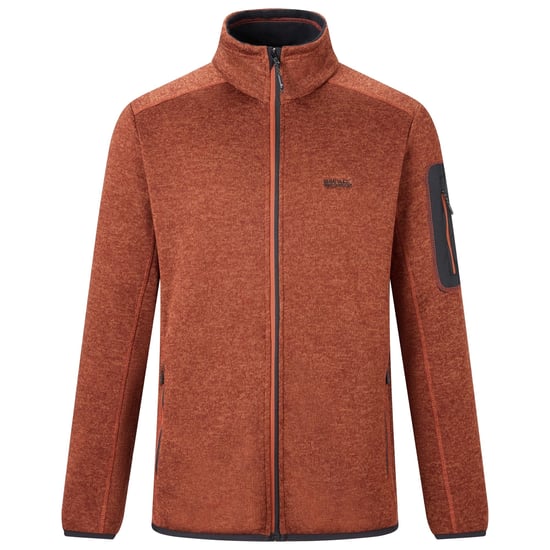 Regatta Heren Newhill Marl Full Zip Fleecejack (Verbrande Henna) - Image 1