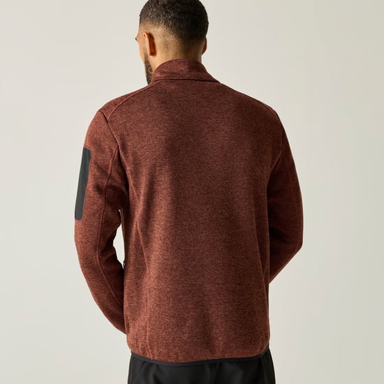Regatta Heren Newhill Marl Full Zip Fleecejack (Verbrande Henna) - Image 5