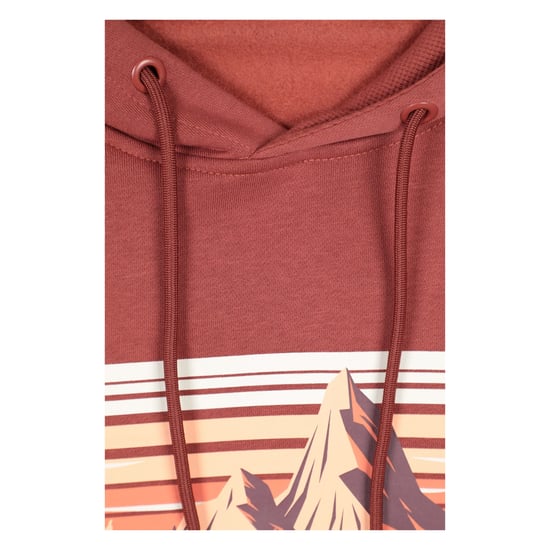 Mountain Warehouse Hoodie voor heren met bergmotief (Roest) - Image 5